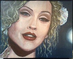 “Christina Aguilera” 20x16 Acrylic on Canvas  ~$100.00~