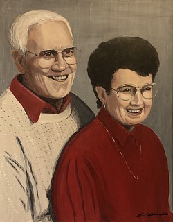 “Aunt Joyce and Uncle Shirley” 11x14 Acrylic on Panel ~Unavailable~