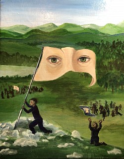 “The Eyes Have It” 11x14 Acrylic on Canvas ~Hanging In gym~ ~$75.00~
